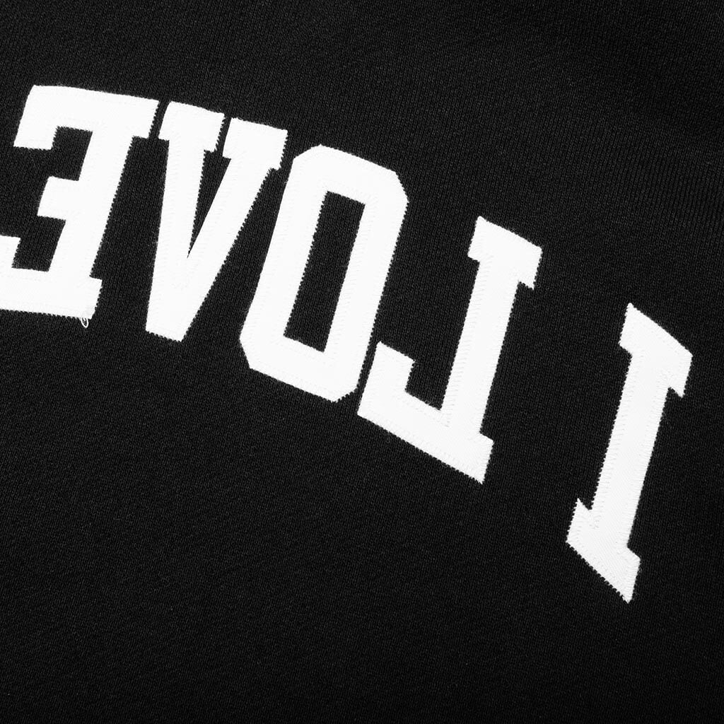 I Love You Hoodie - Black - Image 3