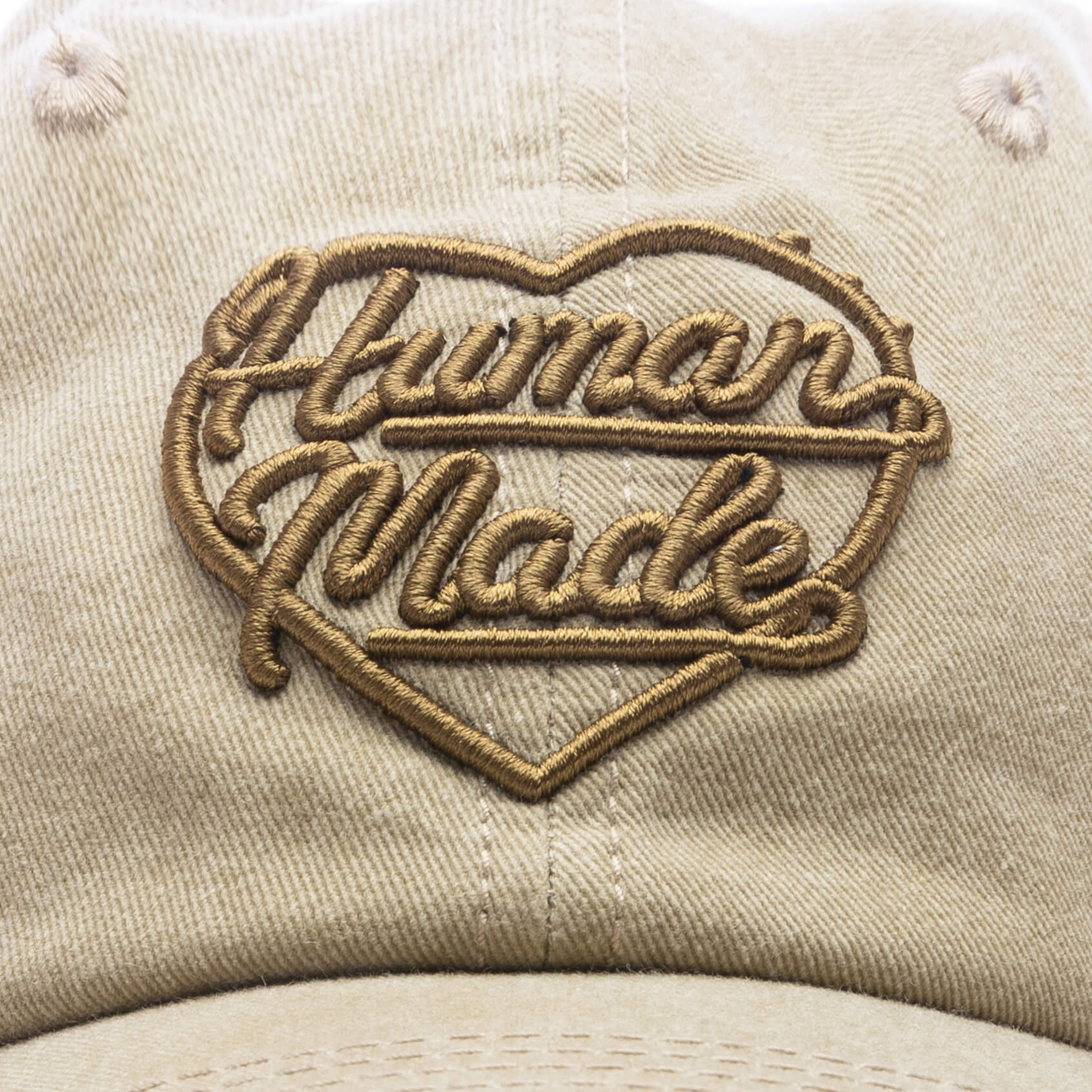 6 Panel Twill Cap #1 - Beige - Image 2