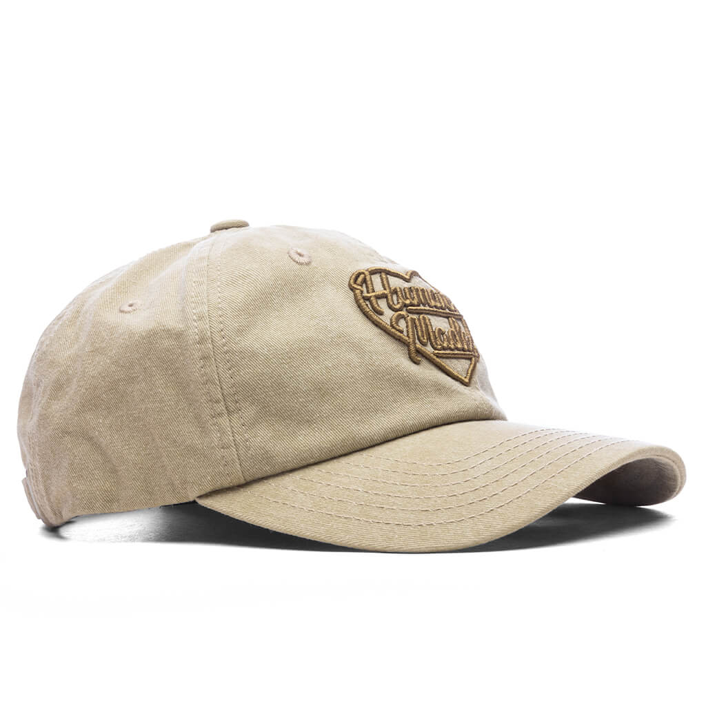 6 Panel Twill Cap #1 - Beige - Image 3