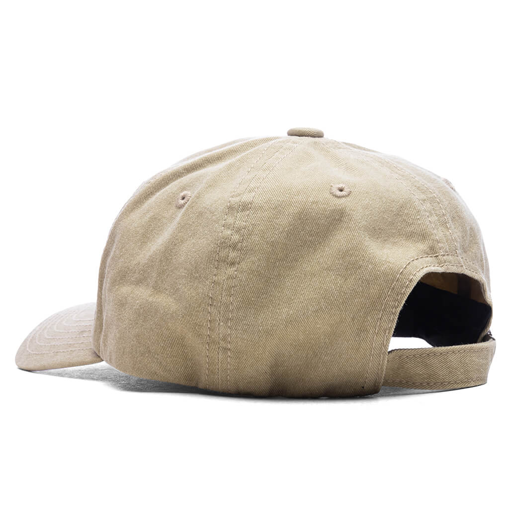 6 Panel Twill Cap #1 - Beige - Image 4