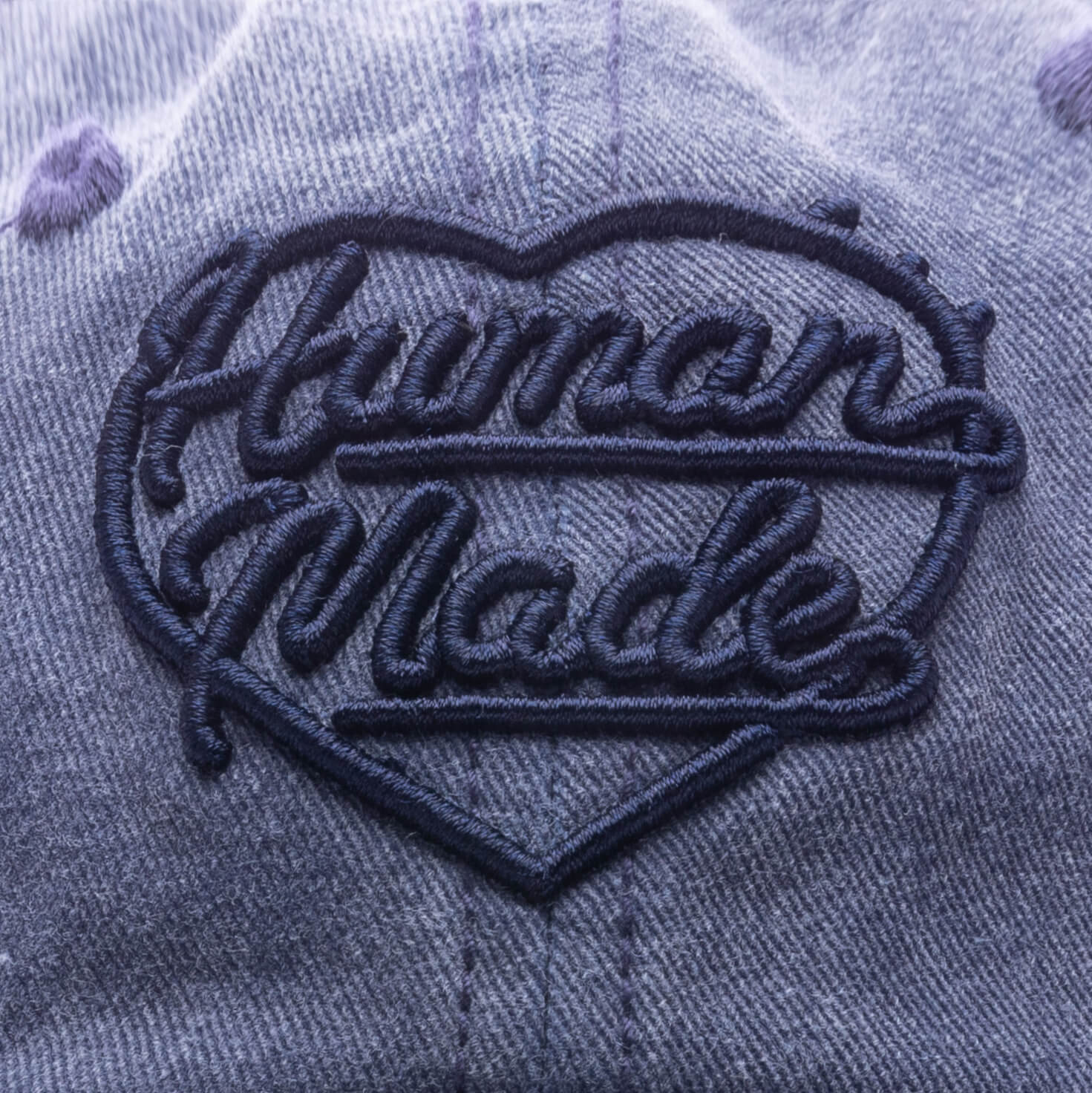 6 Panel Twill Cap #1 - Navy - Image 2