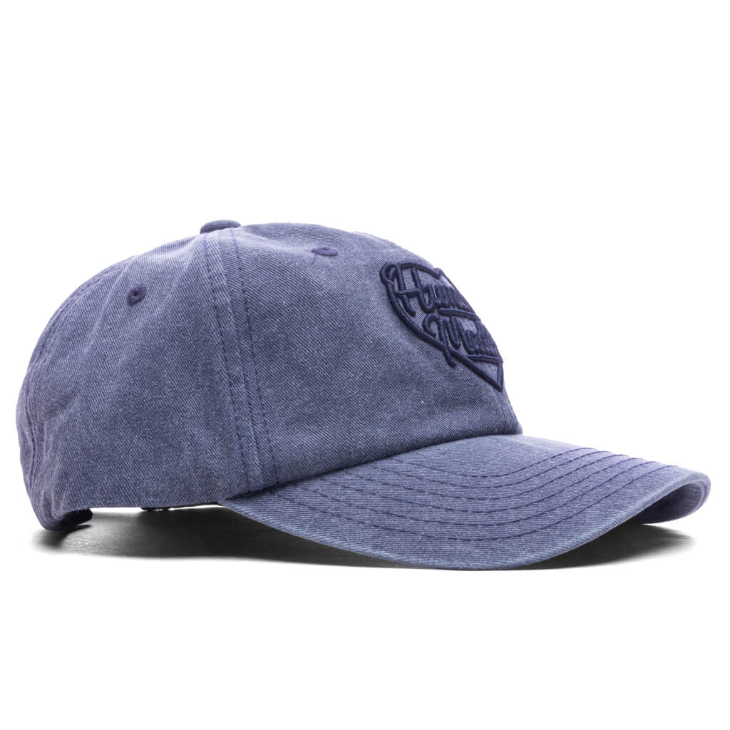 6 Panel Twill Cap #1 - Navy - Image 3