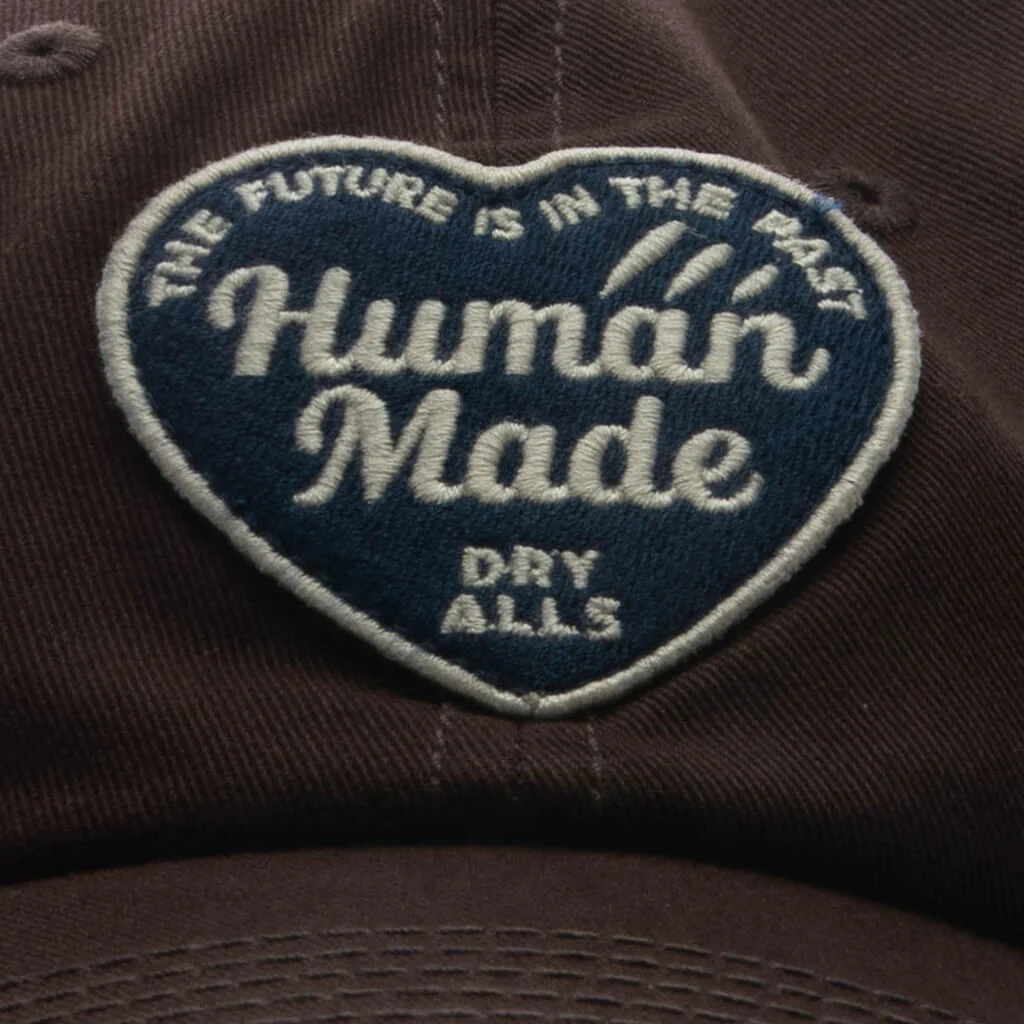 6 Panel Twill Cap #18 - Brown - Image 2