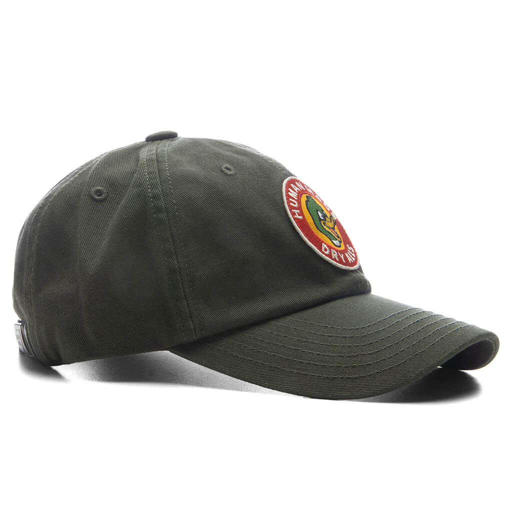 6 Panel Twill Cap #19 - Olive Drab - Image 2