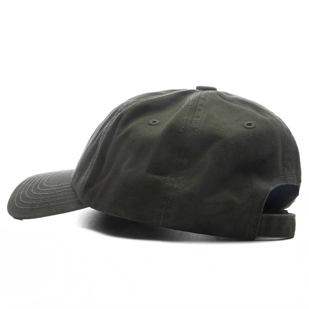 6 Panel Twill Cap #19 - Olive Drab - Image 3
