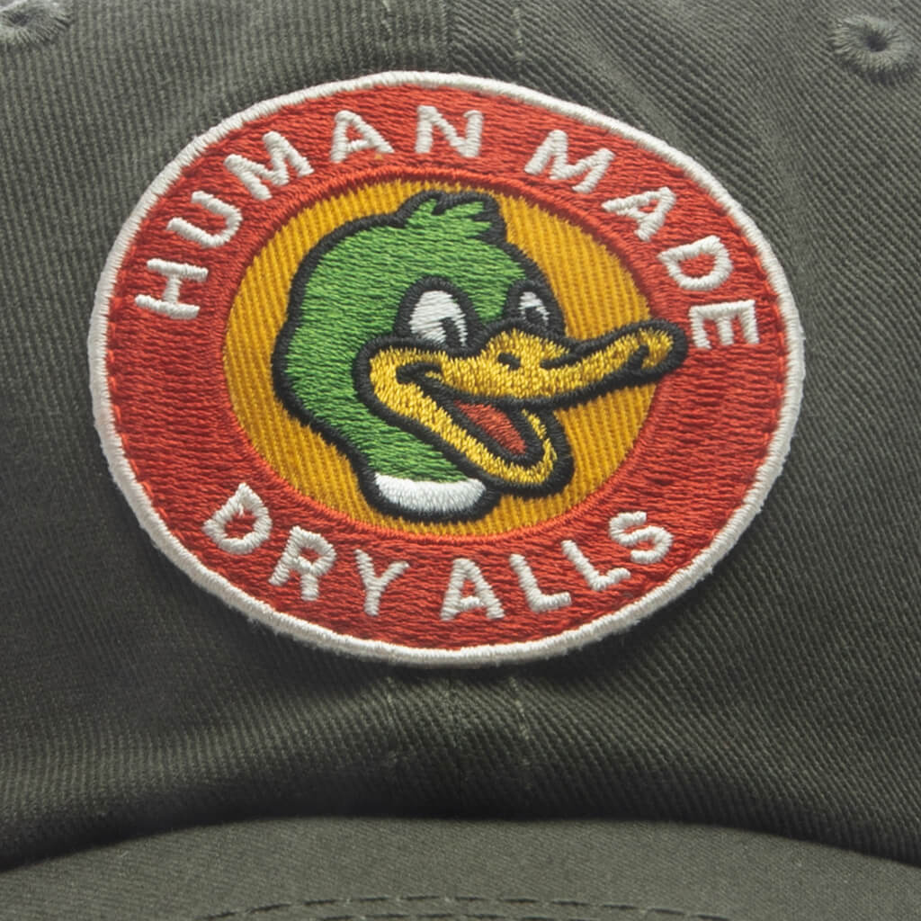 6 Panel Twill Cap #19 - Olive Drab - Image 4