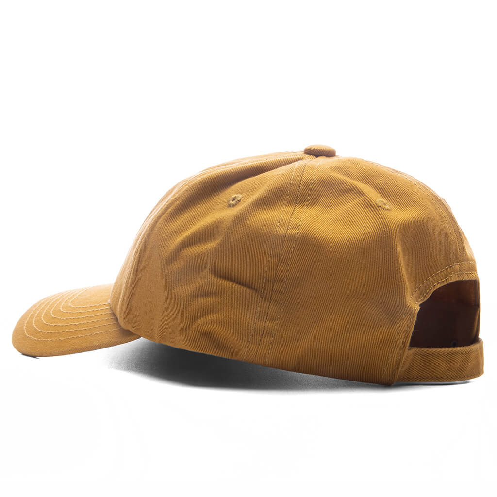 6 Panel Twill Cap #19 - Yellow - Image 3