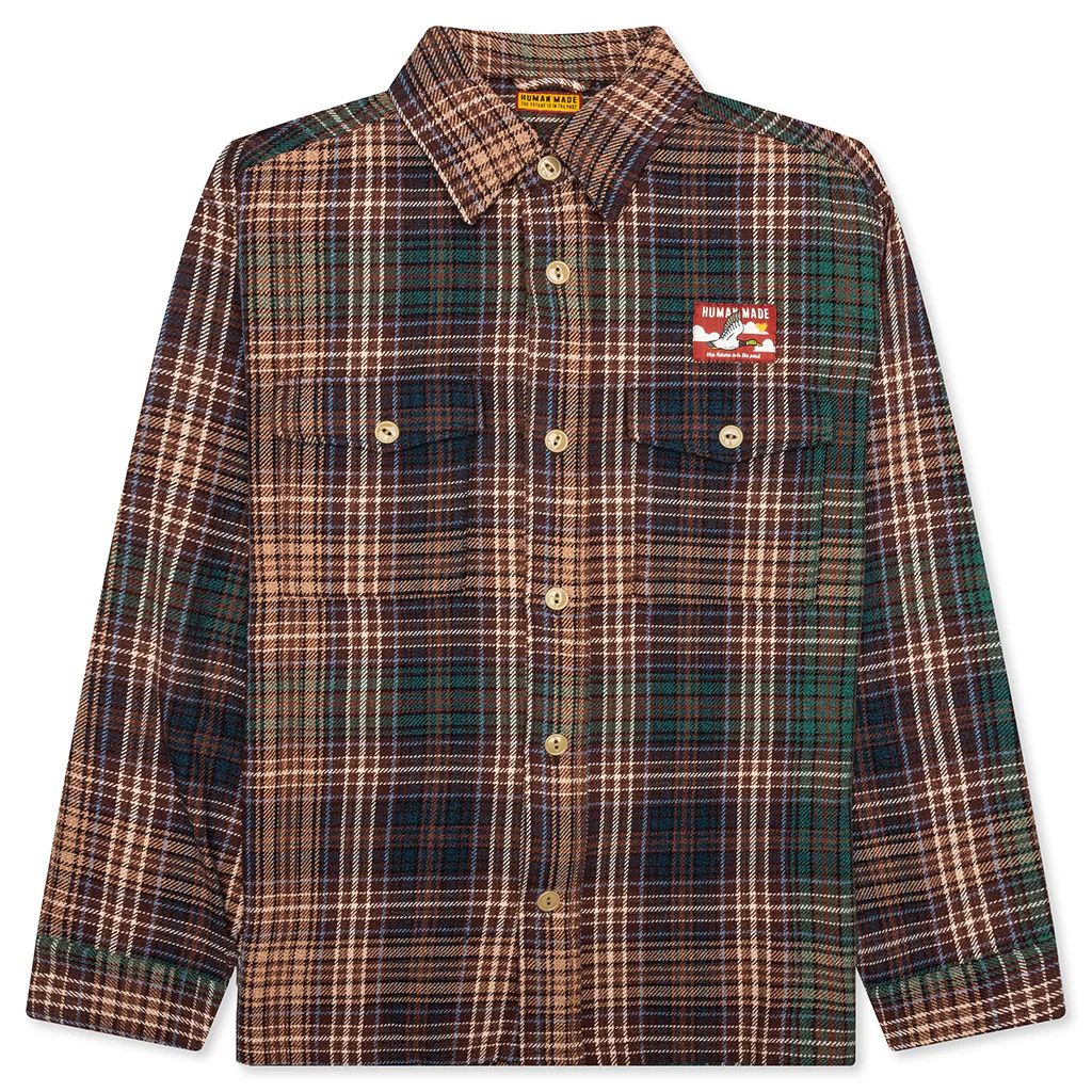 Check Shirt - Brown