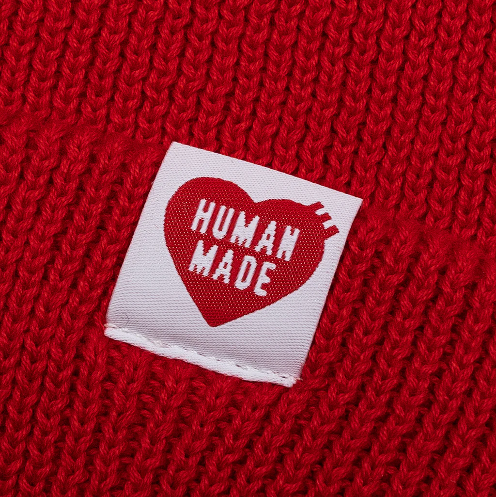 Classic Beanie - Red - Image 3