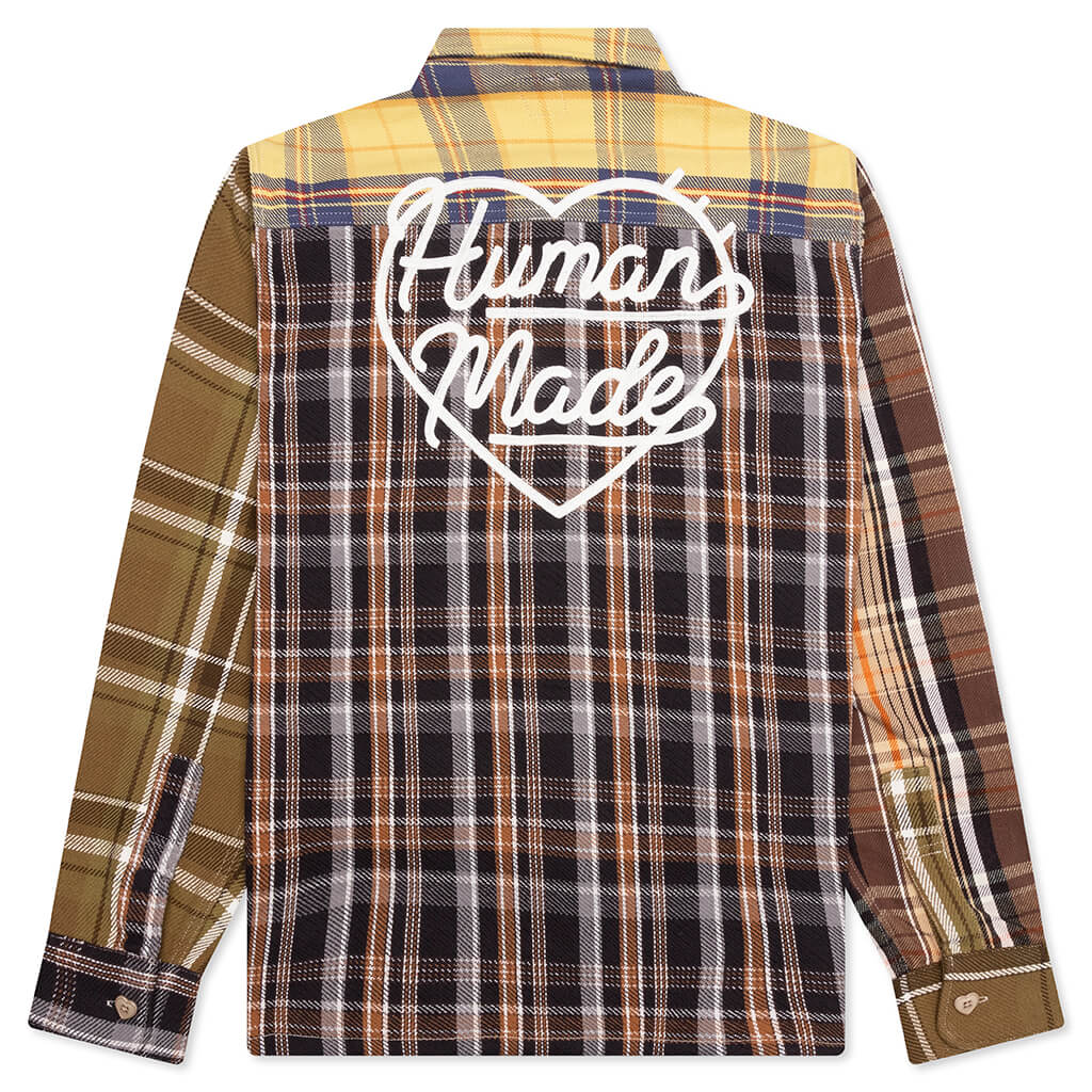 Crazy Check L/S Shirt - Yellow - Image 2