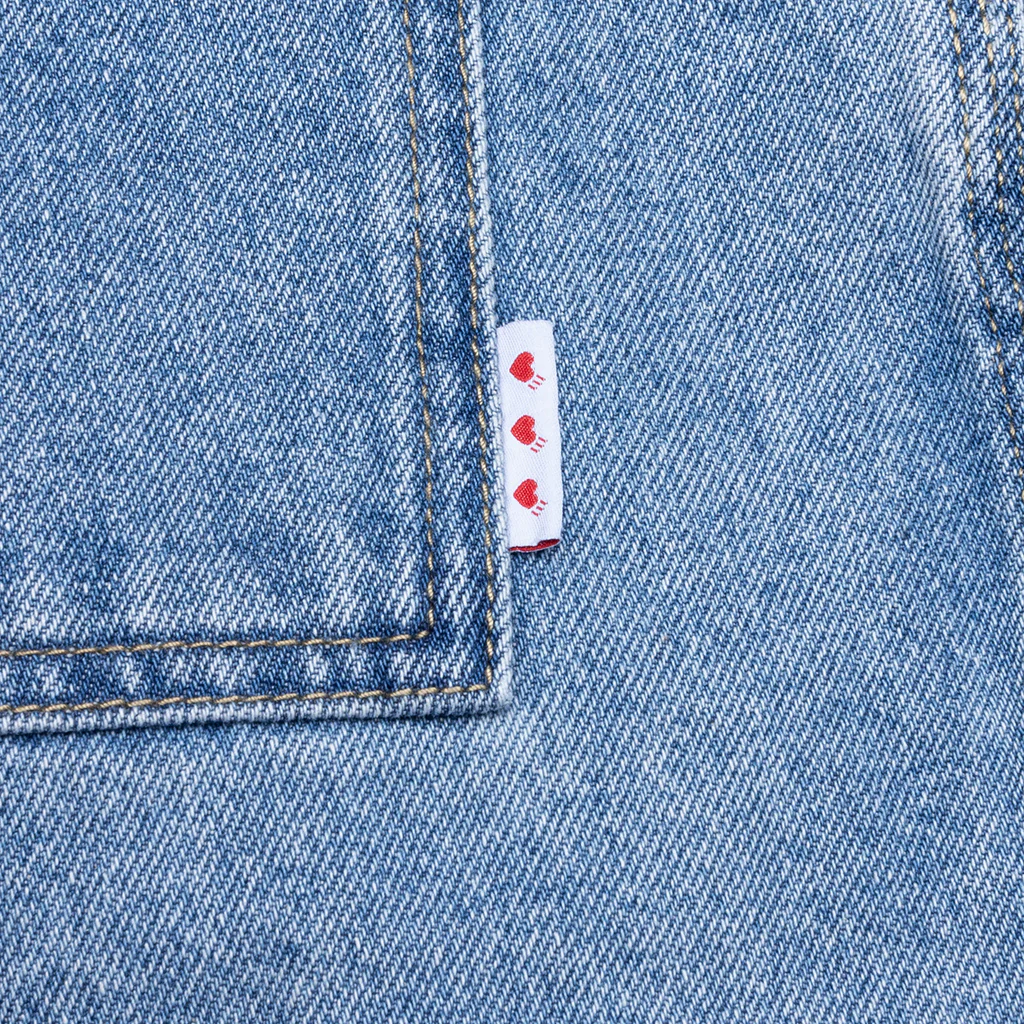 Denim Painter Shorts - Indigo - Image 3