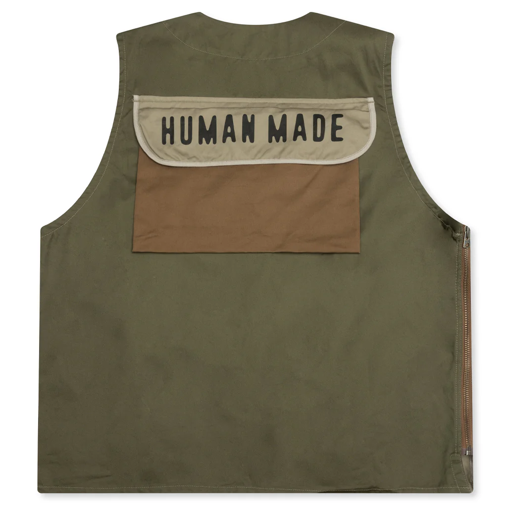 Fishing Vest - Olive Drab - Image 2
