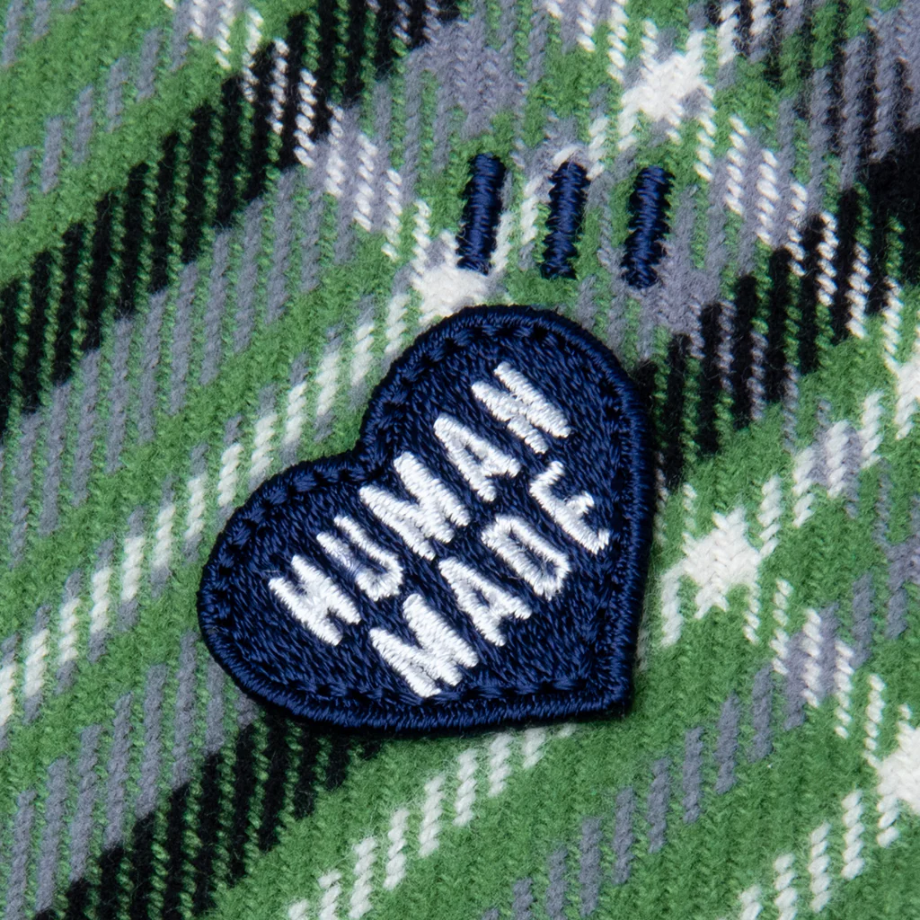 Flannel Check Shirt - Green - Image 3