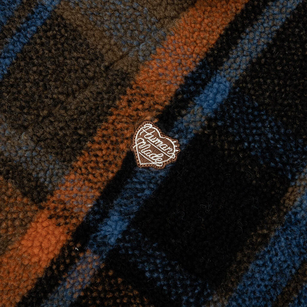 Fleece Pullover - Brown - Image 3