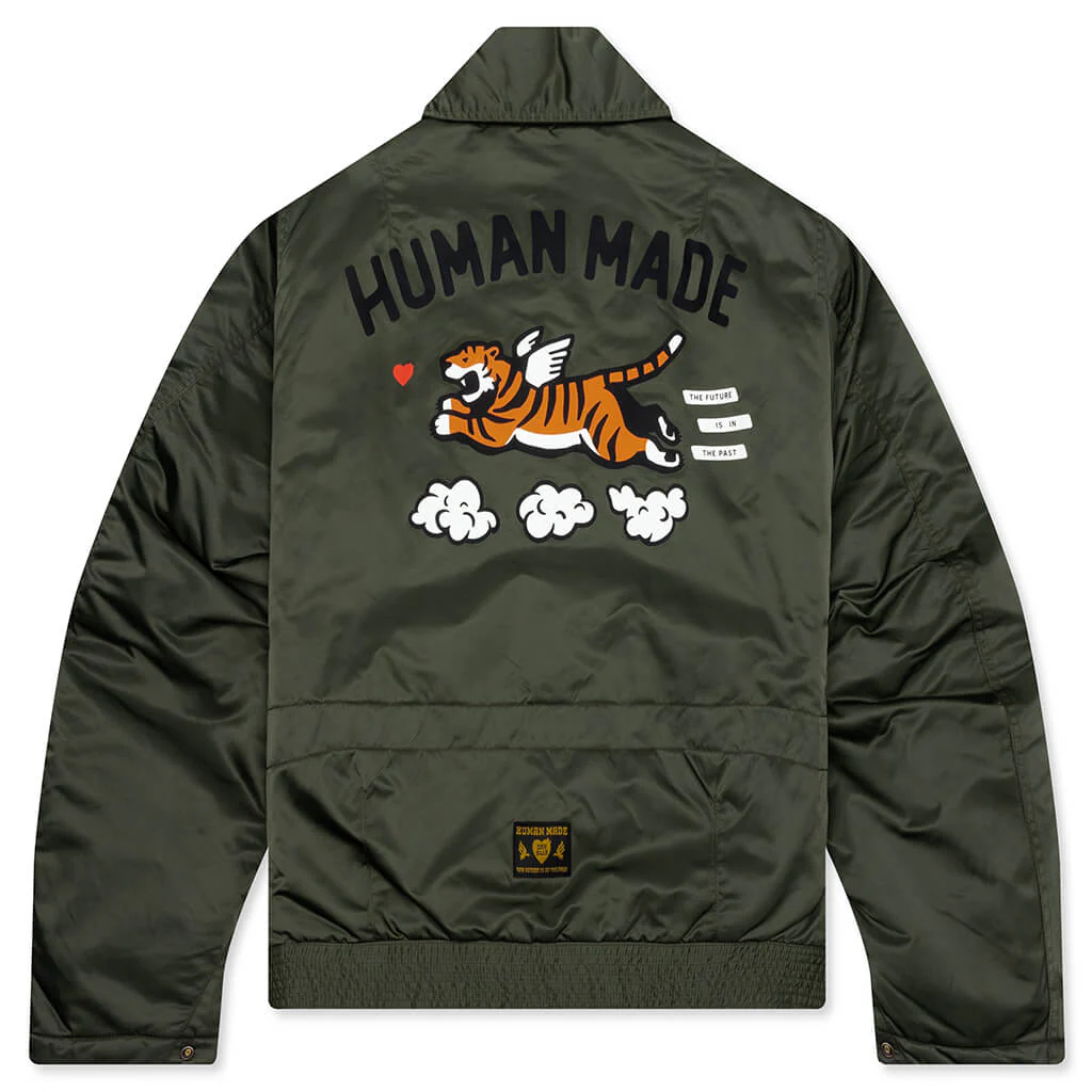 Flight Jacket - Olive Drab - Image 2