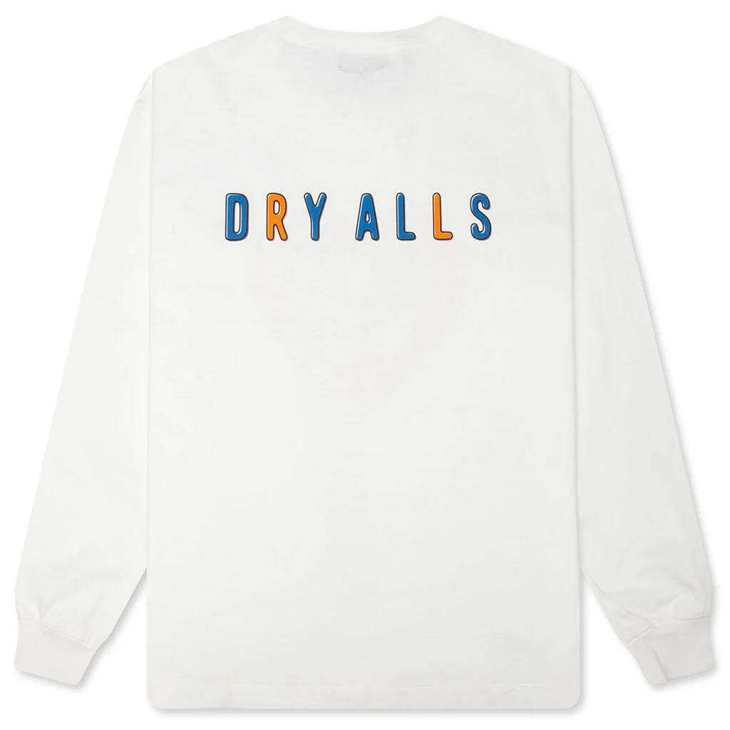 Graphic L/S T-Shirt #42 - White - Image 2