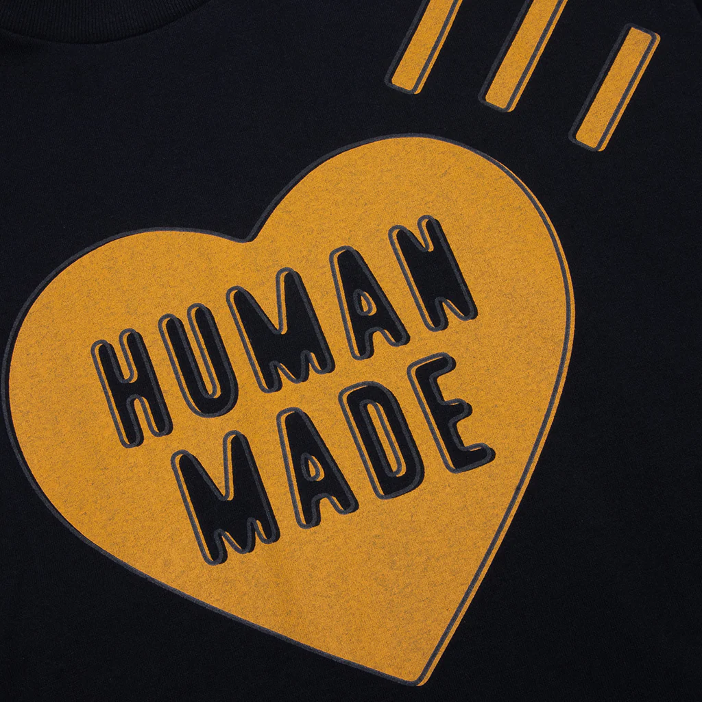 Graphic L/S T-Shirt #5 - Black - Image 3