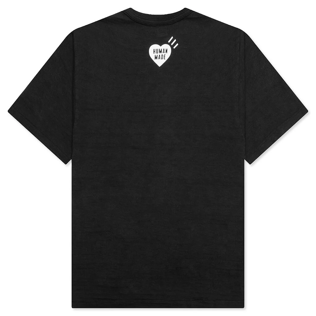 Graphic T-Shirt #7 'Black' - Image 2