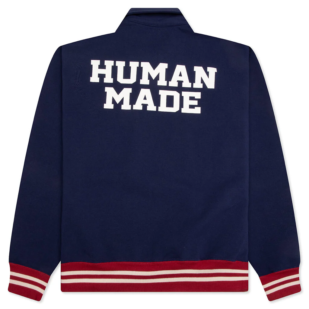 Half-Zip Sweatshirt - Navy - Image 2