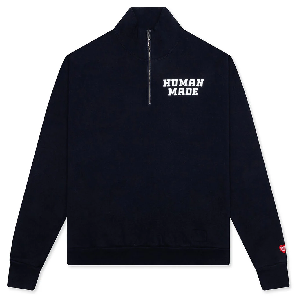 Half-Zip Sweatshirt - Navy