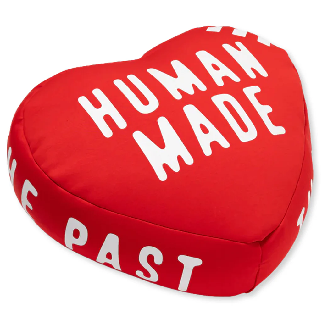 Heart Beads Cushion - Red - Image 2