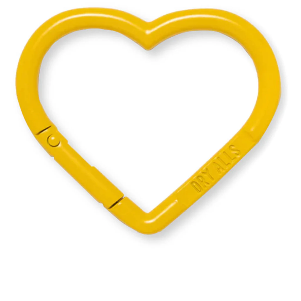 Heart Carabiner - Yellow - Image 2