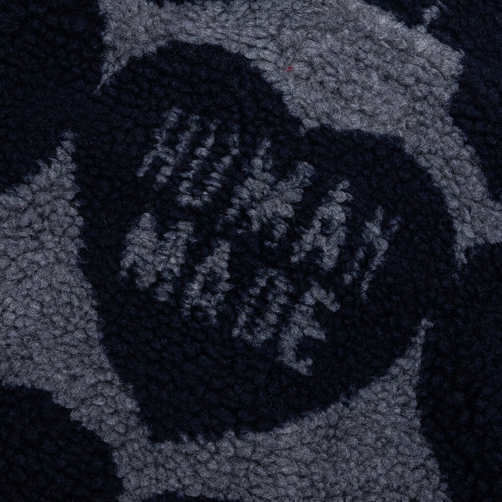 Heart Fleece Jacket - Navy - Image 4