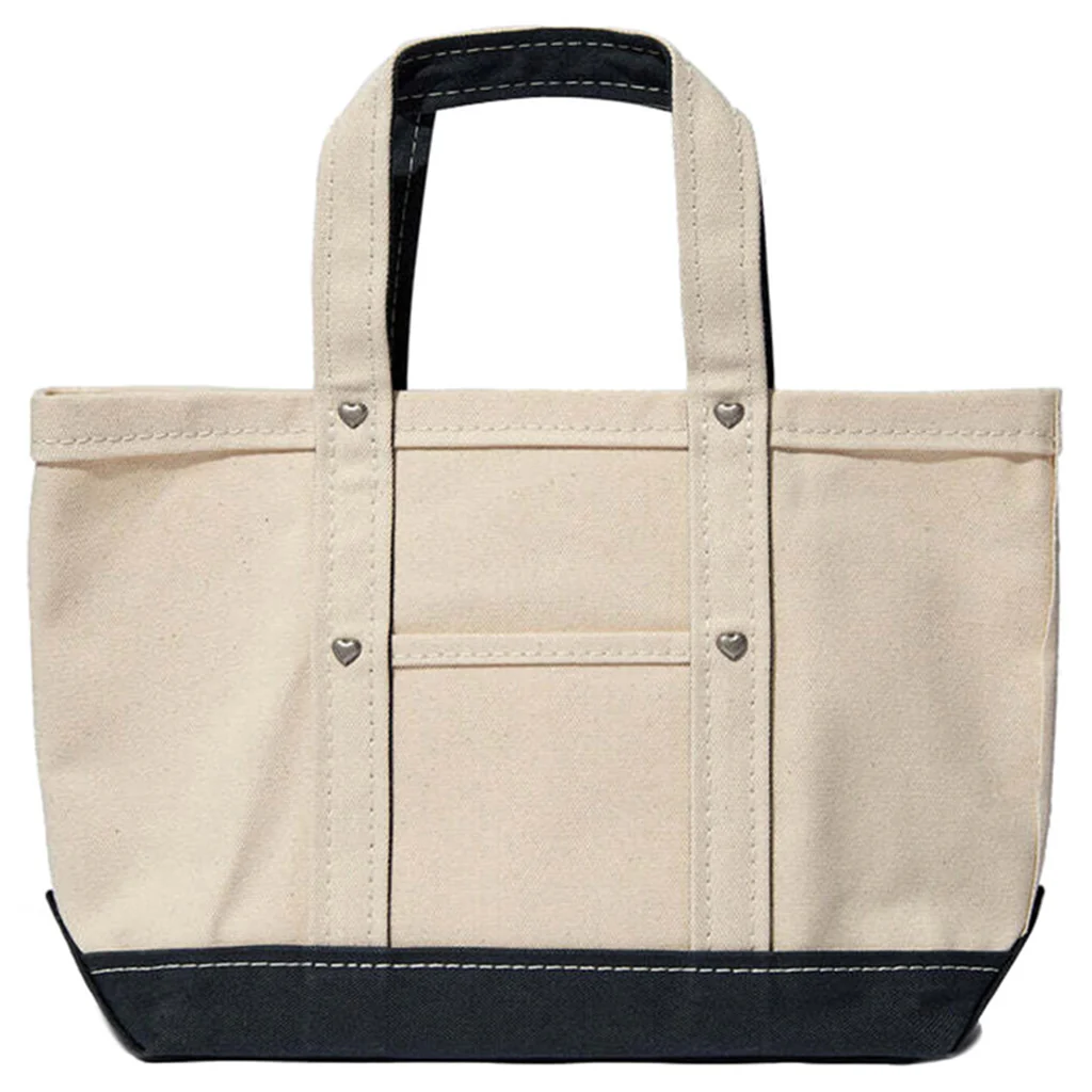 Heavy Canvas Tote Small - Navy - Image 2