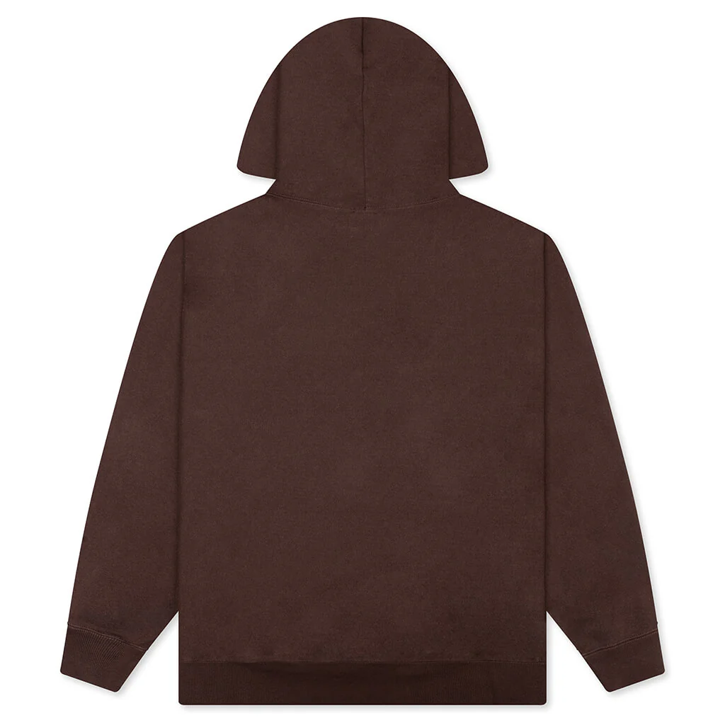 Heavyweight Hoodie - Brown - Image 2