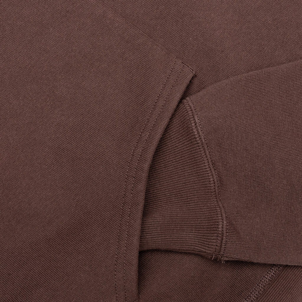 Heavyweight Hoodie - Brown - Image 4