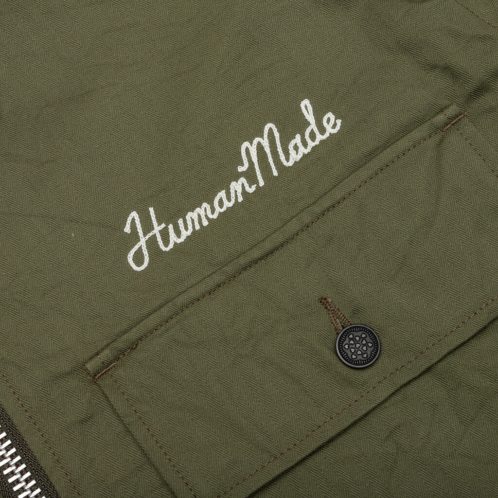 Military Jacket - Olive Drab - Image 4
