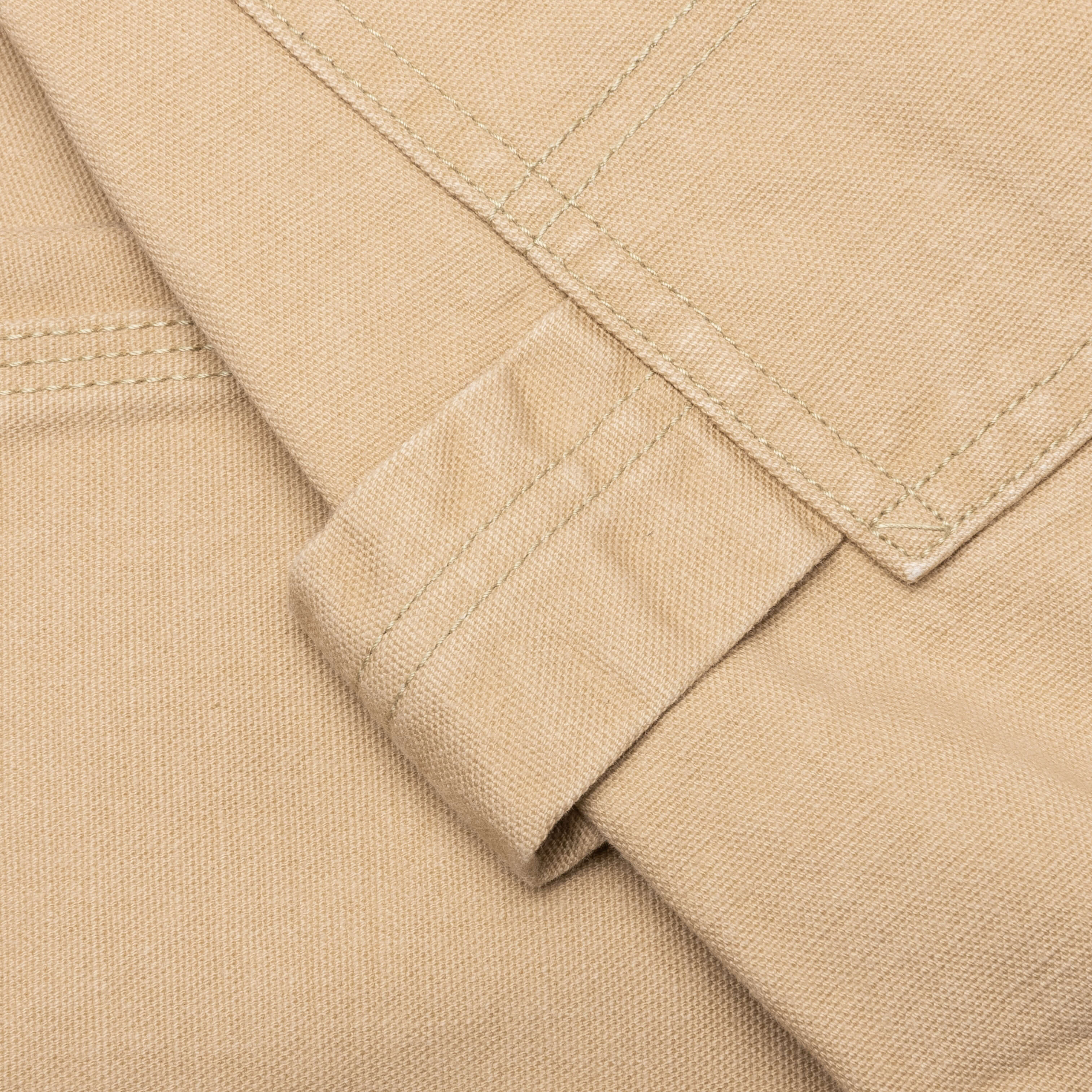 Washed Duck Work Pants - Beige - Image 5