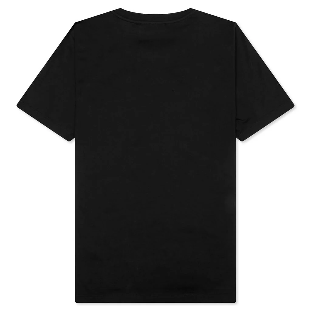 Stitch Logo T-Shirt - Black - Image 2