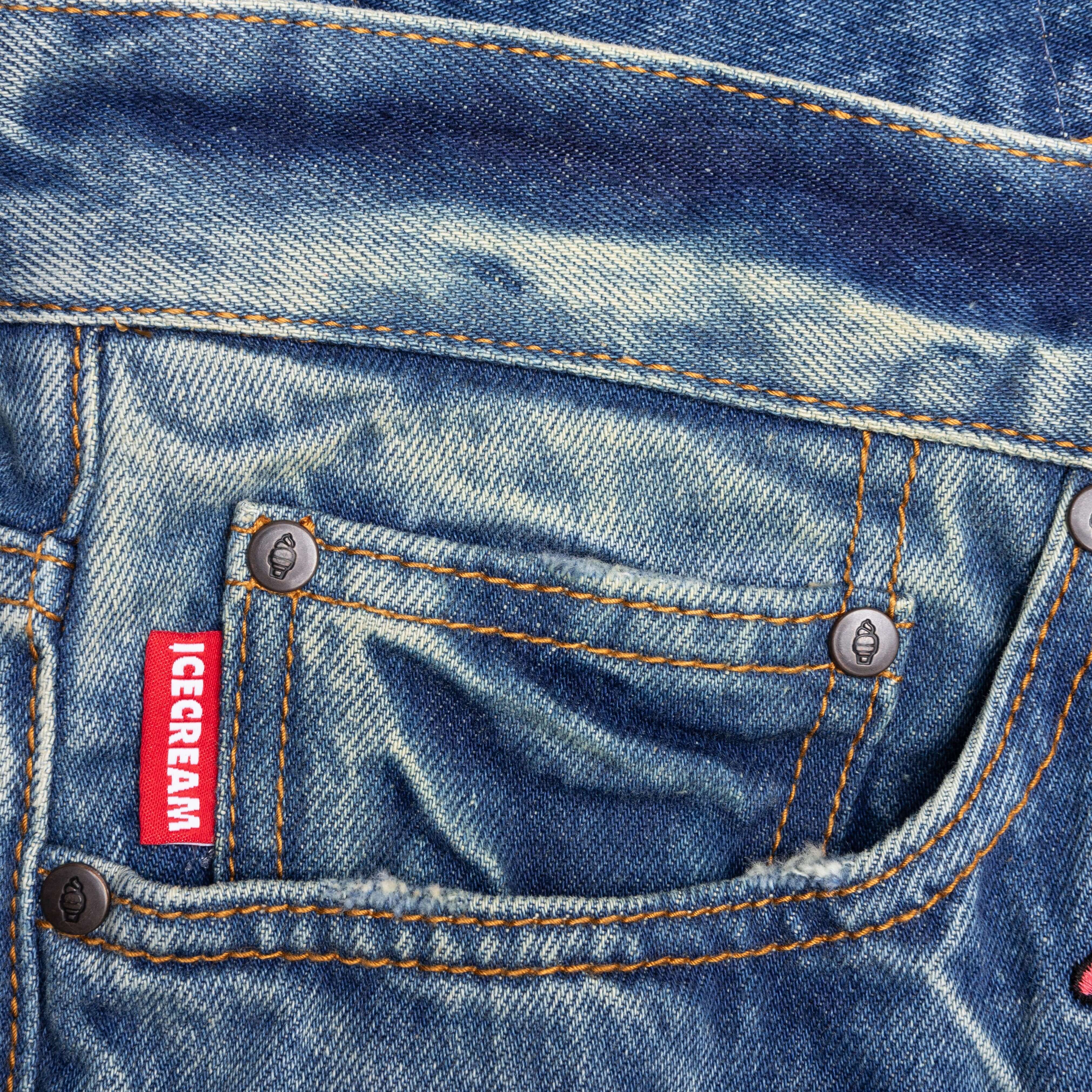 All Caps Strawberry Fit Jeans - Faded - Image 4