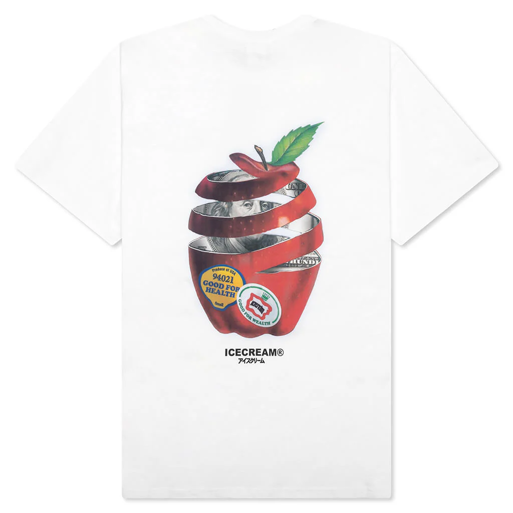 Big Apple S/S Tee - White - Image 2