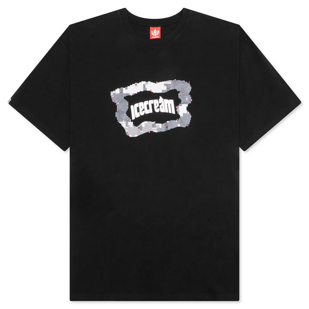 Blurred S/S Tee - Black