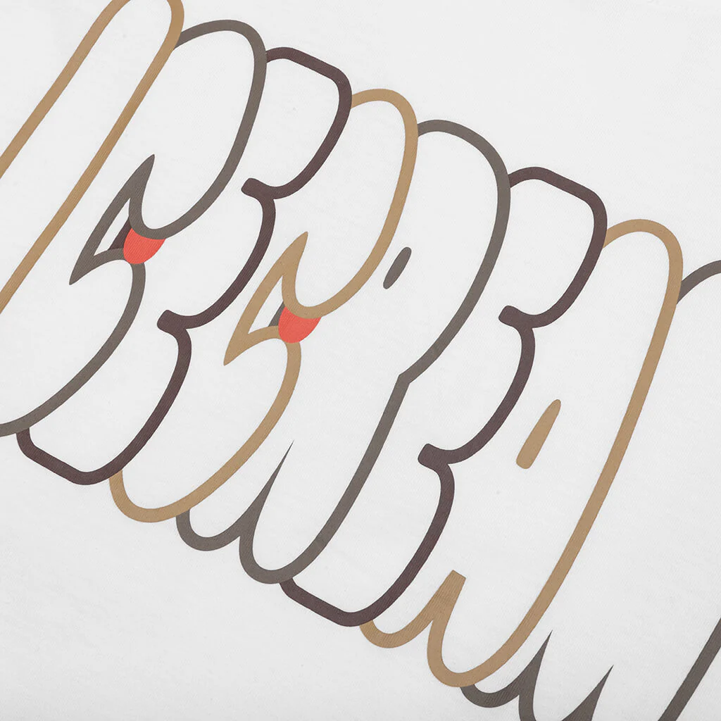 Bubble S/S Tee - White - Image 3