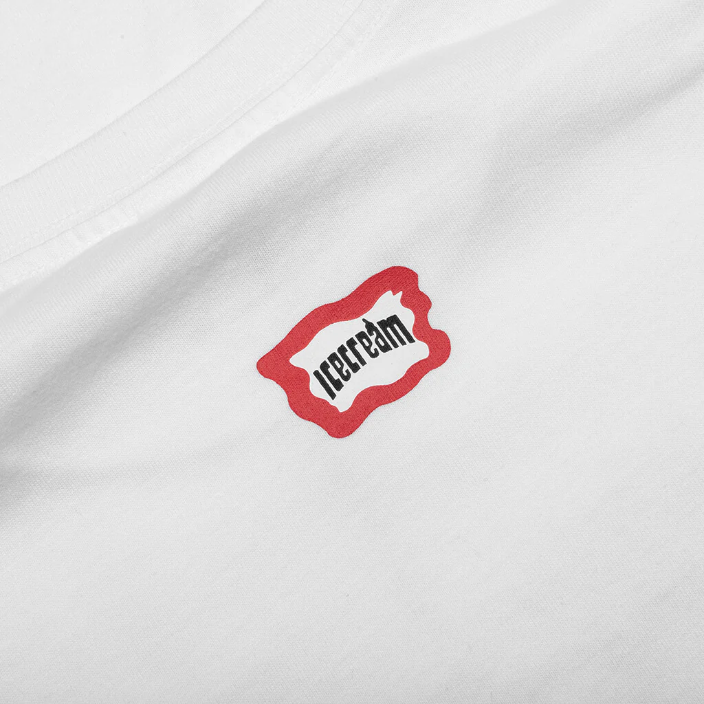 Bubble S/S Tee - White - Image 5
