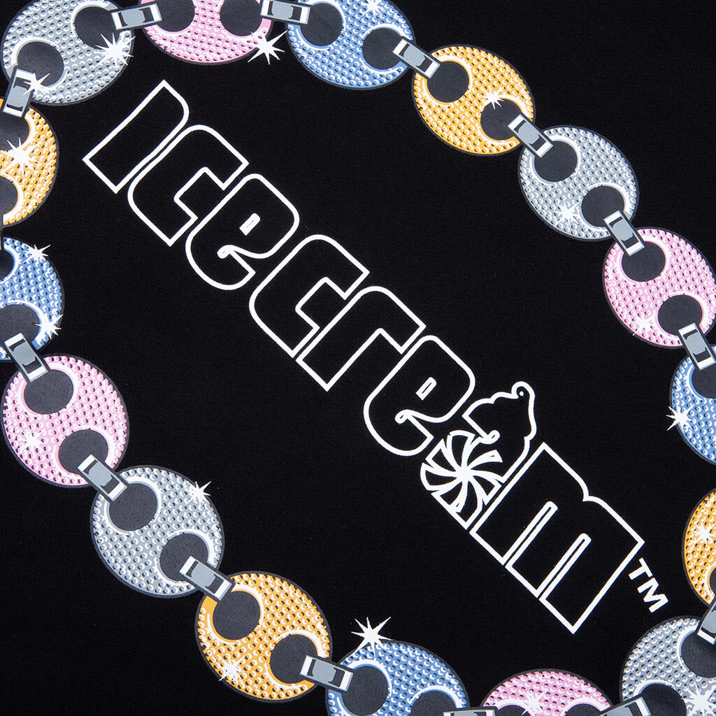 Chain Hoodie - Black - Image 5