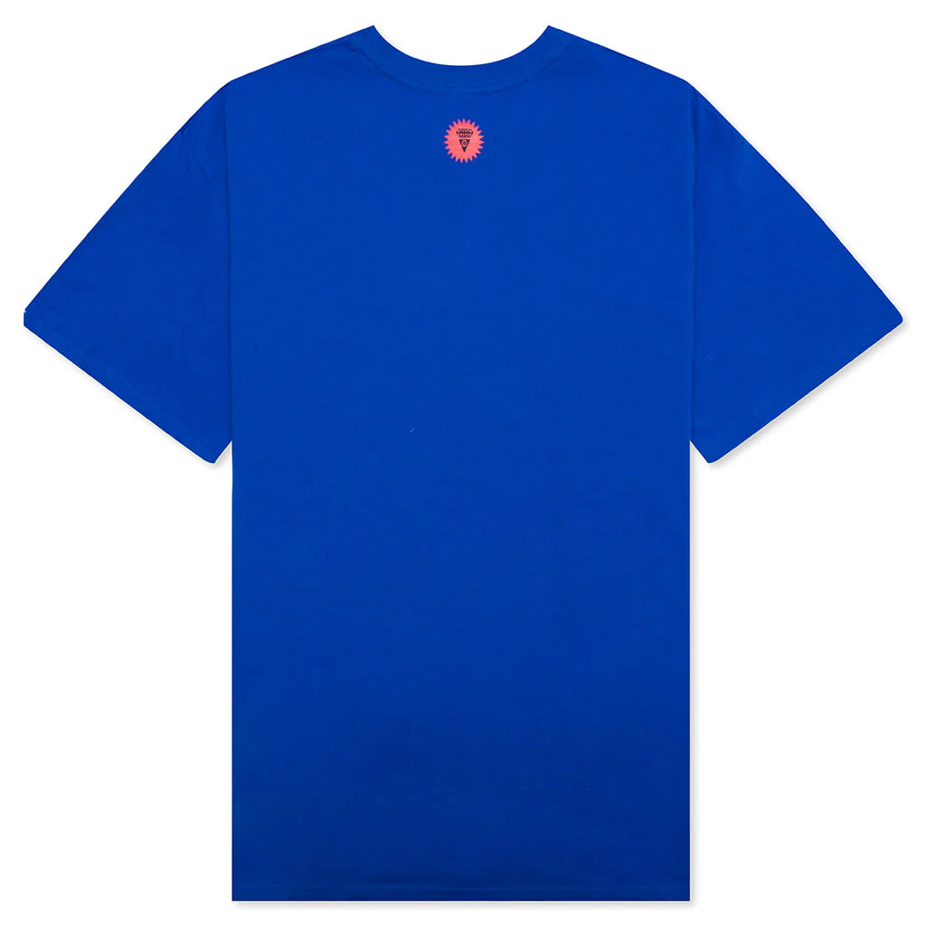 Checker S/S Tee - Victoria Blue - Image 2