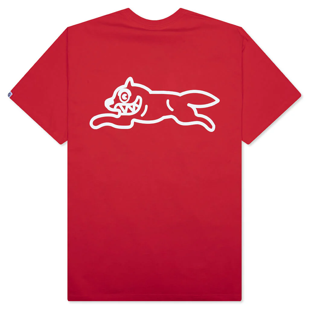 Classic S/S Tee - Fiery Red - Image 2