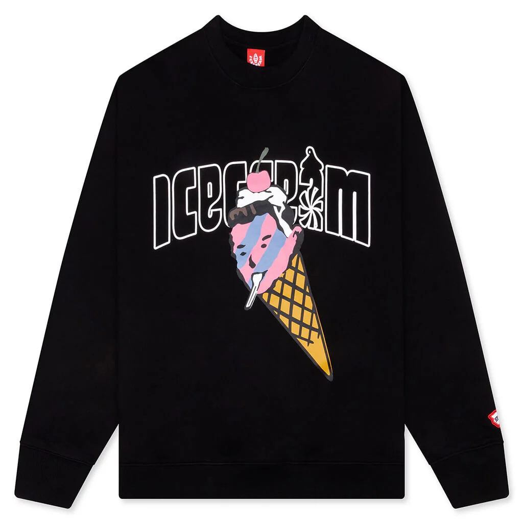 Cone Man Sweatshirt - Black