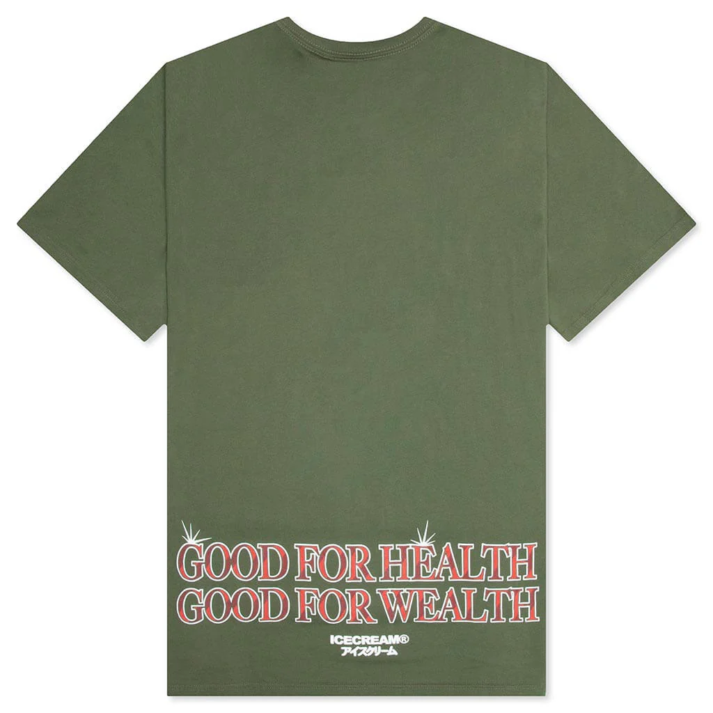 Fear of A Rich Planet S/S Oversized Tee - Four Leaf Clover - Image 2