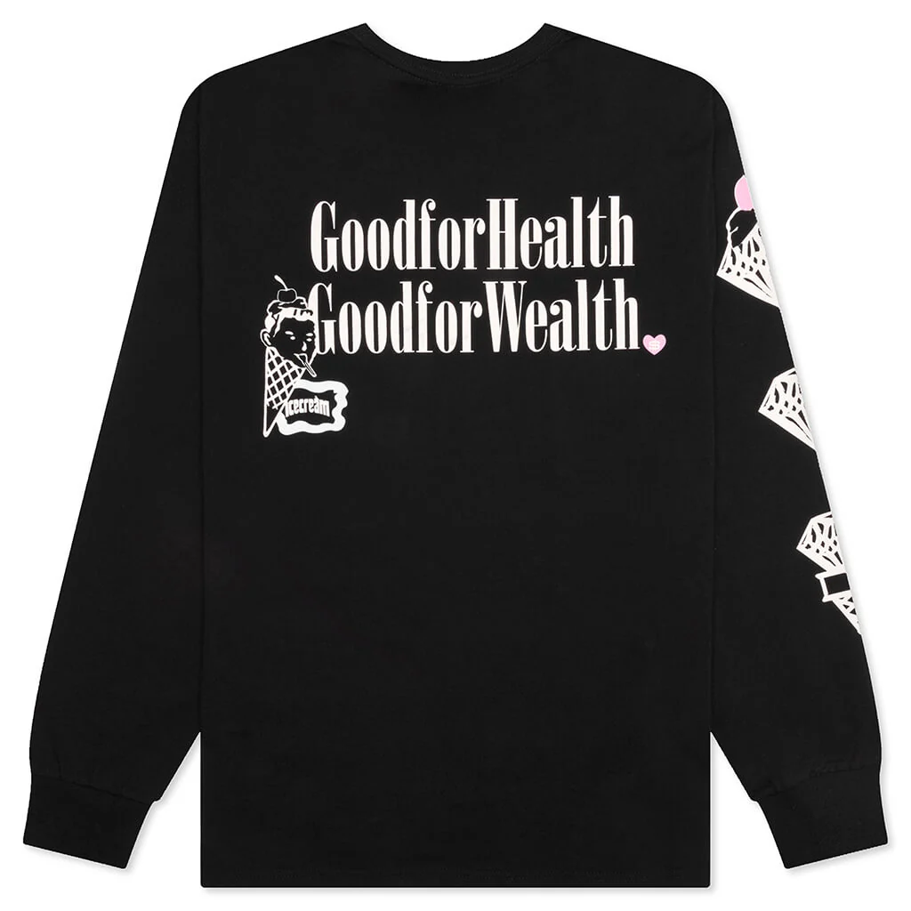 GFH/GFW L/S Tee - Black - Image 2