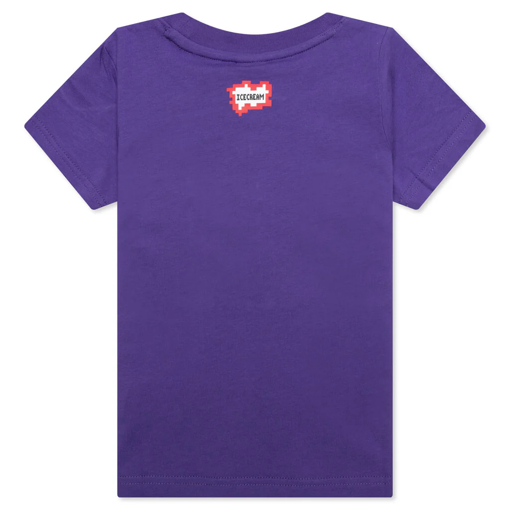 Kids Hand Held S/S Tee - Prism Violet - Image 2