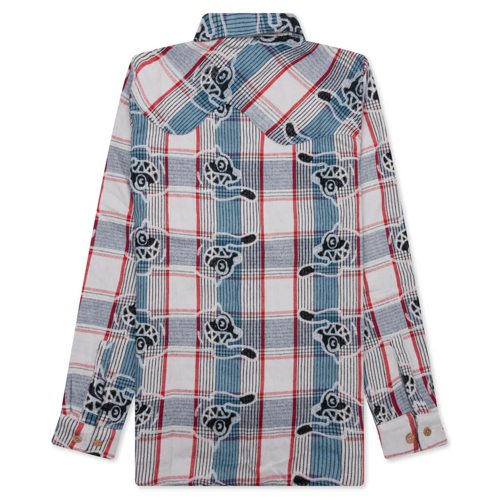 Harry L/S Woven - Strong Blue - Image 2