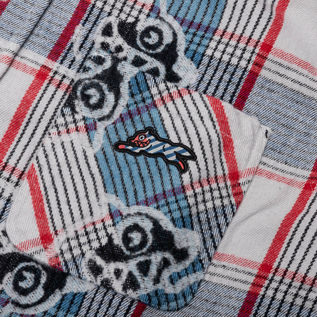 Harry L/S Woven - Strong Blue - Image 4