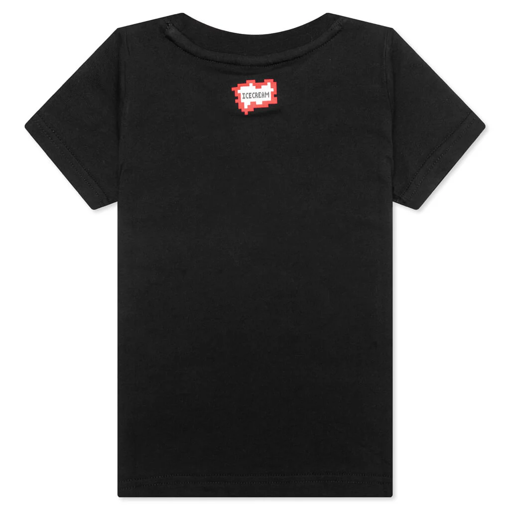 Kids Ice Dream S/S Tee - Black - Image 2