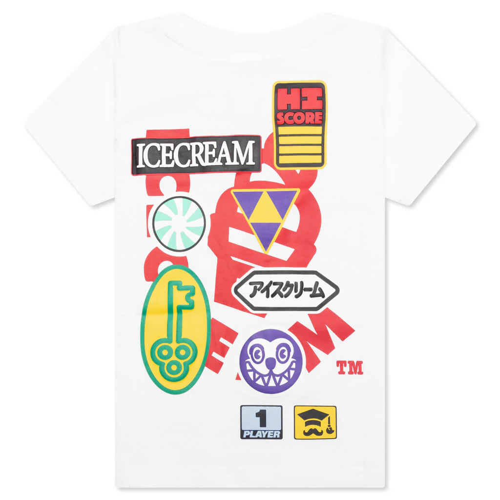 Kids Icons S/S Tee - White - Image 2