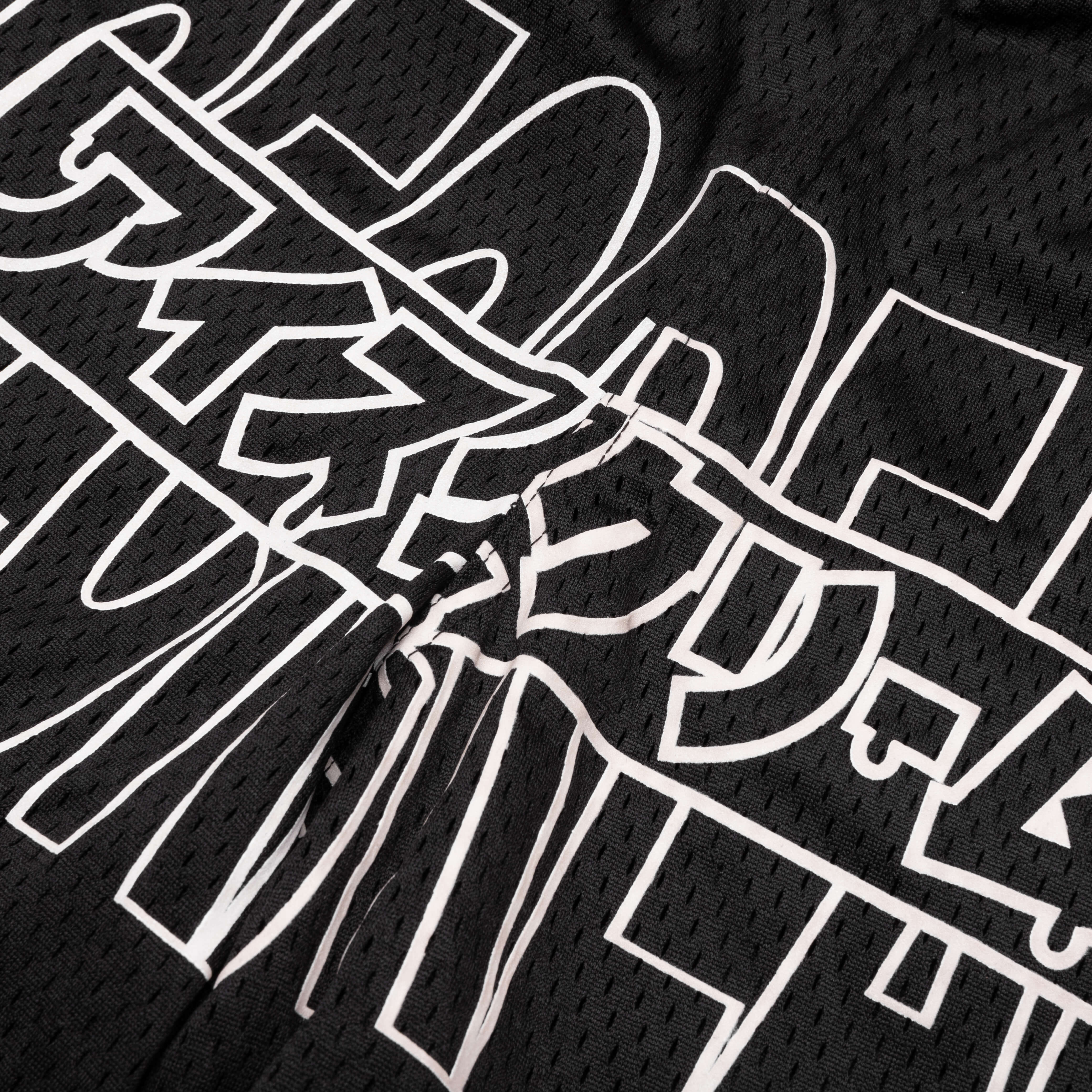 Katakana Shorts - Black - Image 5